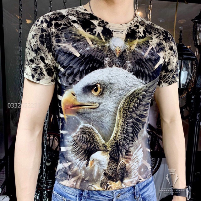 Áo thái 3d dạ quang