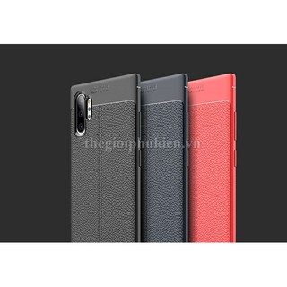 Ốp lưng SamSung Galaxy Note 10 Plus silicon giả da, chống sốc Auto Focus ( giá sỉ )