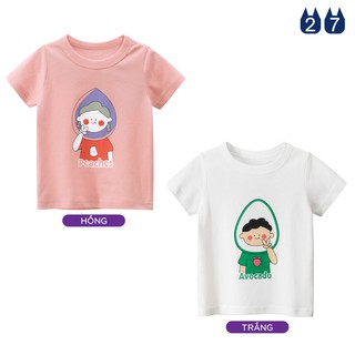 Áo đôi cho bé 27HOME họa tiết đáng yêu chất cotton mềm mại