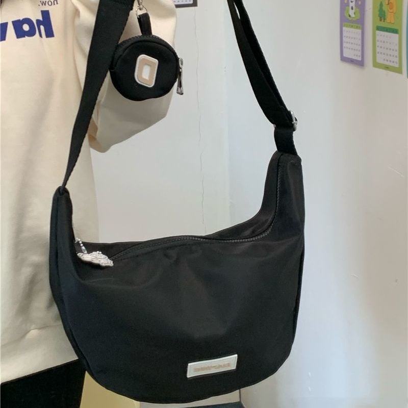 Túi Xách Đeo Vai Vải Canvas Chống Thấm Nước Phong Cách Thời Trang Hàn Quốc Cho Nữ