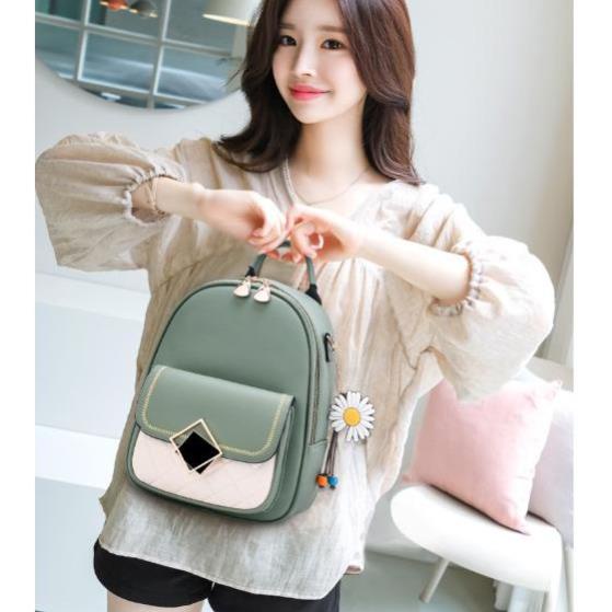 Balo nữ thời trang khóa kính nghiêng cao cấp BKT29