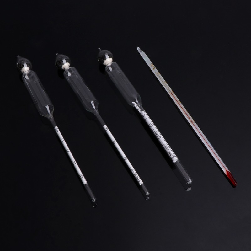 Set 3 Dụng Cụ Đo Nồng Độ Cồn + Nhiệt Kế + Nhiệt Kế