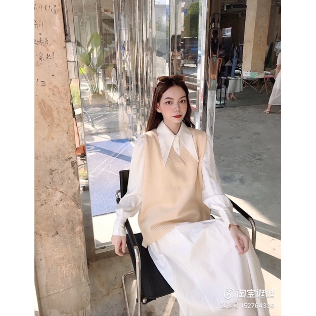 Aó GILE LEN NỮ (Ghi-Lê), Len Gile Phong Cách Ulzzang Hàn Quốc, Chất Len Dày Dặn Màu Sắc Basic Nhẹ Nhàng Cá Tính | BigBuy360 - bigbuy360.vn