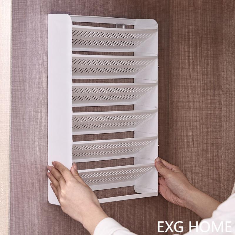 Giá để vớ Hộp đựng đồ lót đồ lót hộp ngăn Tủ quần áo đục lỗ gắn tường miễn phí Giá để đồ trong ký túc xá