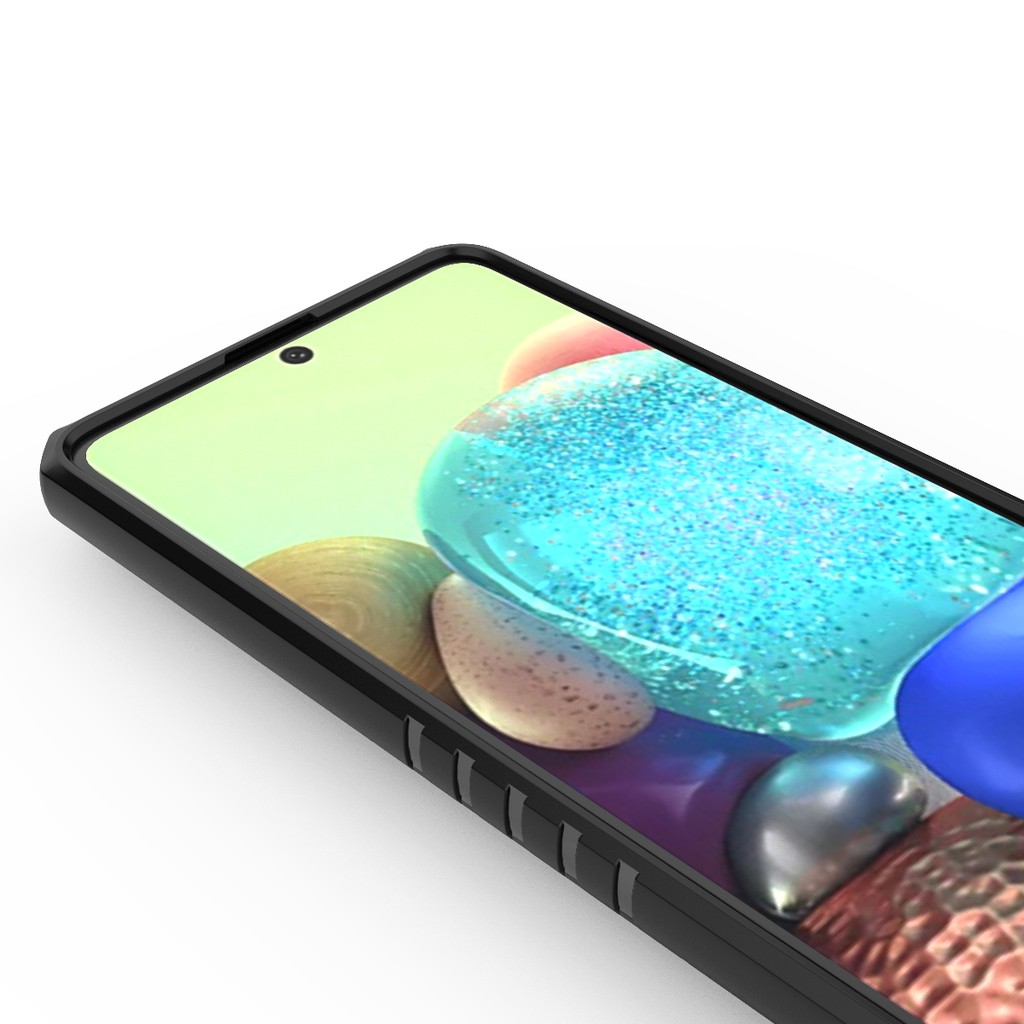Ốp lưng Samsung A71 tổ Ong Iring không gian mới chống sốc giá đỡ xem phim bảo vệ camera