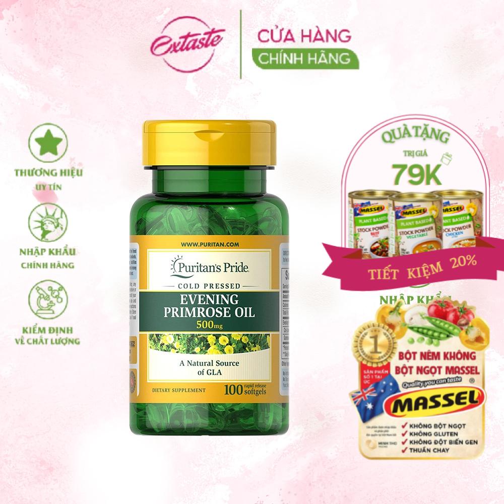 Viên uống tinh dầu hoa anh thảo Puritan's Pride Evening Primrose Oil 500MG with GLA 100 viên