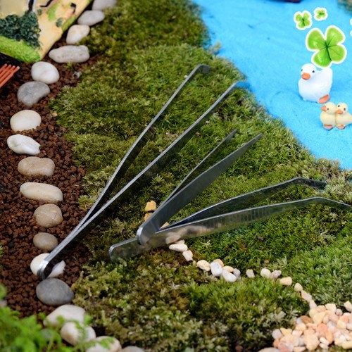 Nhíp trồng cây, dụng cụ trang trí tiểu cảnh làm vườn, cây trồng thủy sinh bằng thép không gỉ