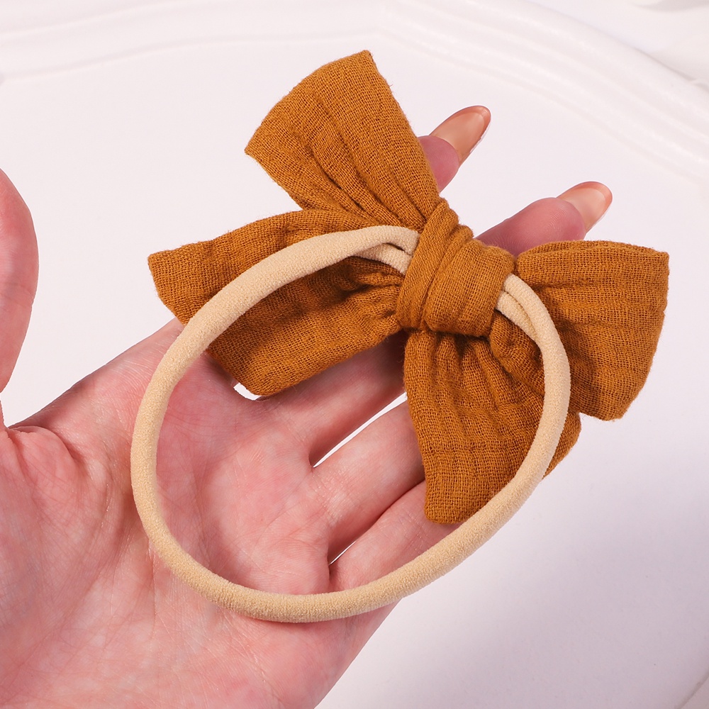 KIDSBOWS Set 5 Dây Cột Tóc Thắt Nơ Dễ Thương Cho Bé Gái Sơ Sinh