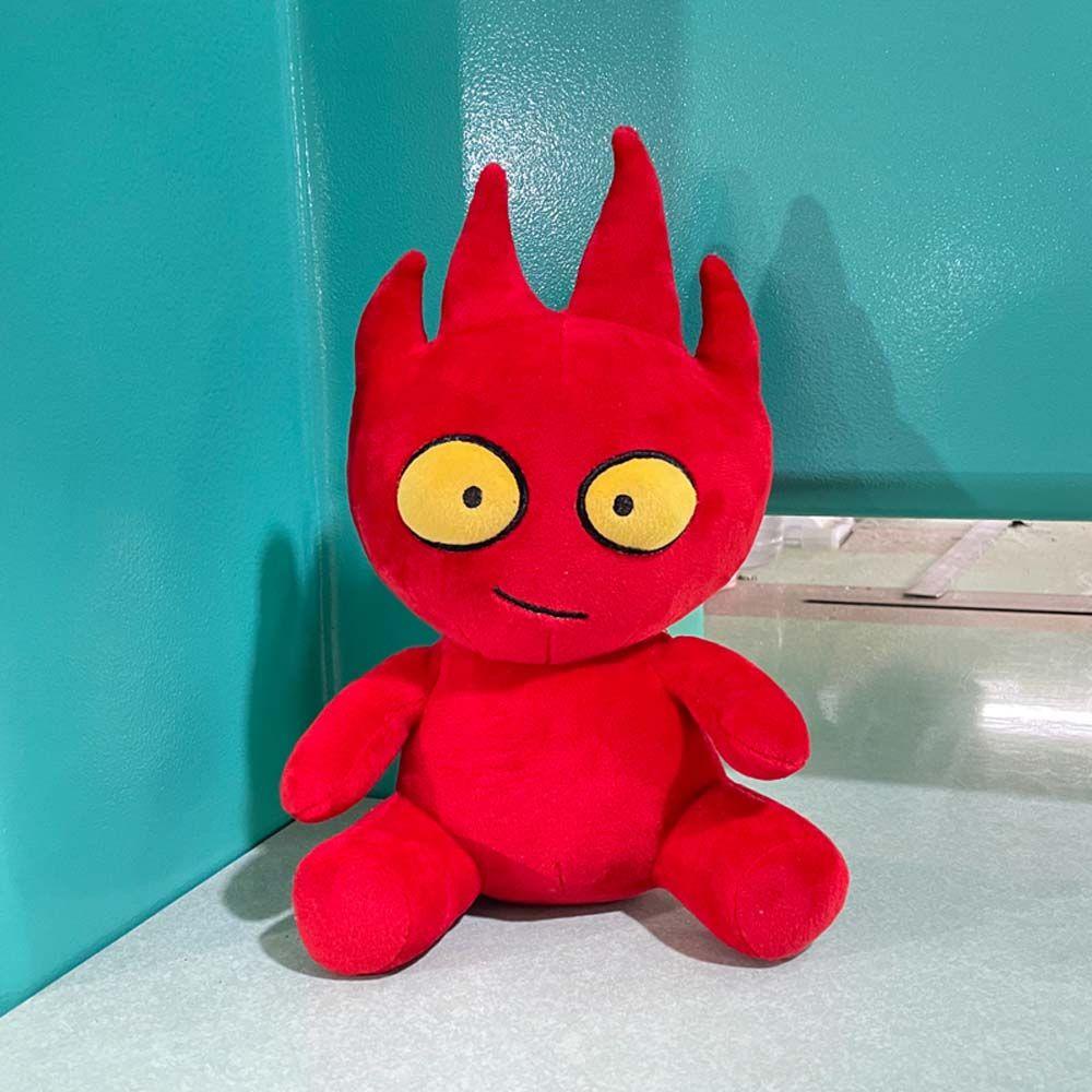 LANFY Fireboy Búp Bê Nhồi Bông Hình Bé Gái Mặc Đồ Nước Xanh Dương Bằng Cotton Trang Trí Nhà Cửa