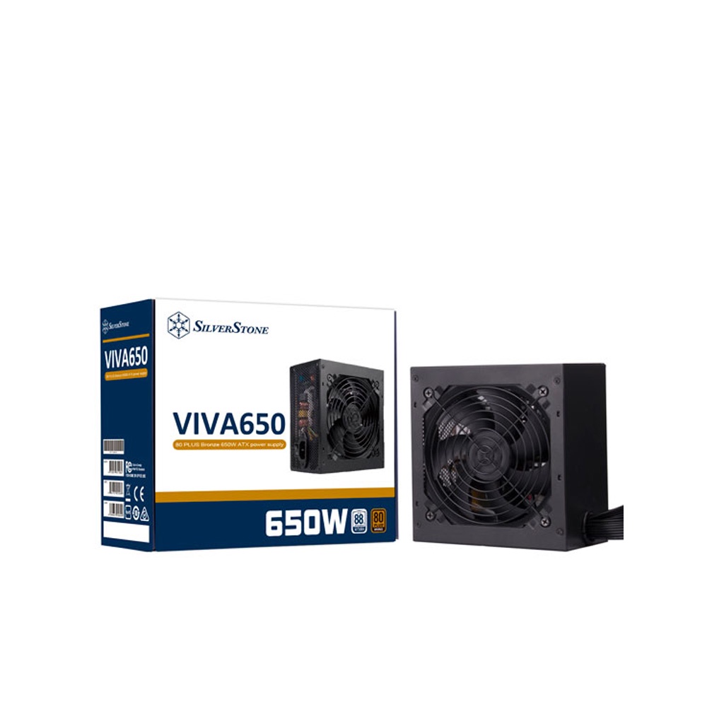 Nguồn SILVERSTONE Viva650 650W 80 Plus Bronze