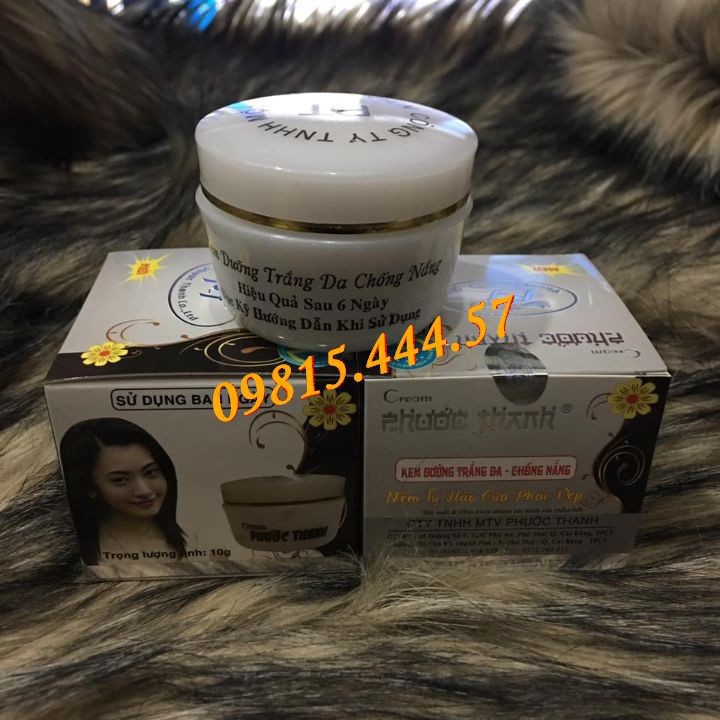 Kem Dưỡng Trắng Da - Chống Nắng Phước Thành 10g