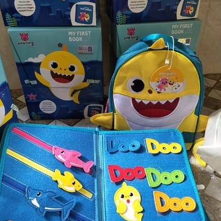 SET BALO + SÁCH VẢI BABYSHARK