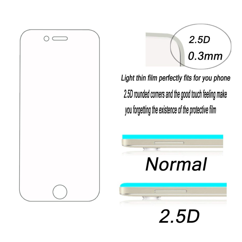 Miếng dán kính cường lực cho Apple iPhone 6 6s 7 8 Plus 6P 7P 8P 4.7/5.5 inch Tempered Screen Protector HD Glass Film