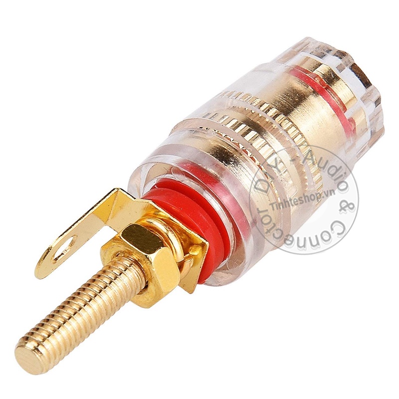 Ổ cắm Loa Amplifier - Cọc loa đa năng Bắp chuối Càng cua Mỏ chim cỡ nhỏ chân dài 42mm