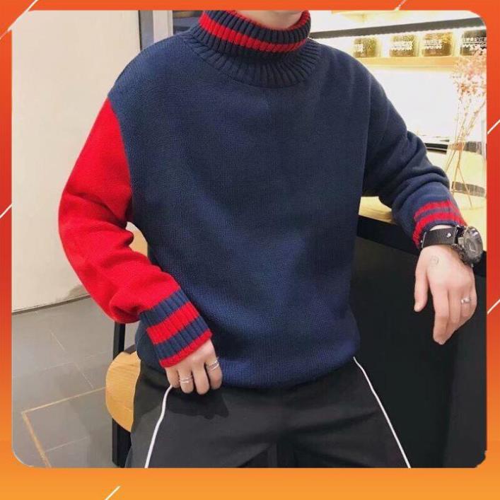 Áo Len Nam cổ lọ Hàn Quốc Unisex đẹp cao cấp AL91