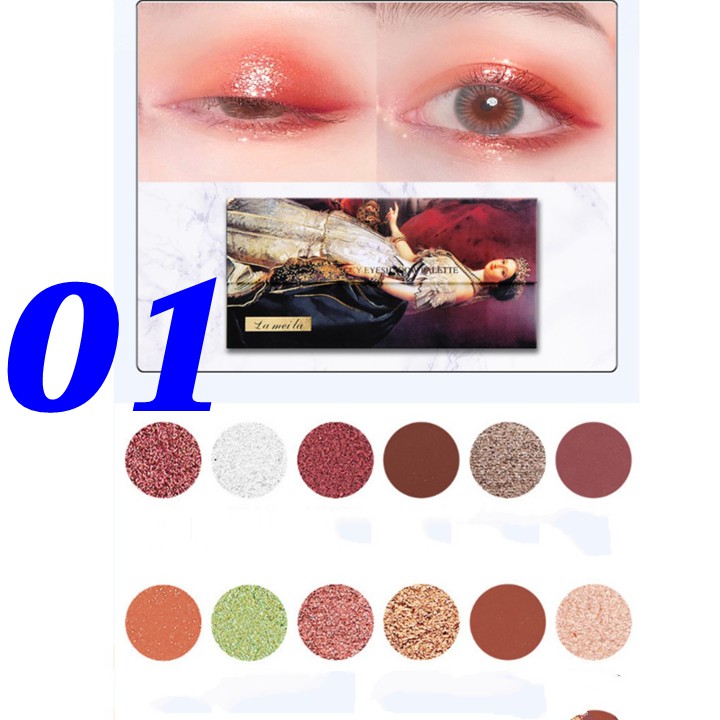 [Sỉ-Rẻ] Phấn mắt bền màu, lâu trôi, màu chuẩn phù hợp mọi loại da kể cả da dầu Lameila 5045 [Lẻ-Sỉ] | BigBuy360 - bigbuy360.vn