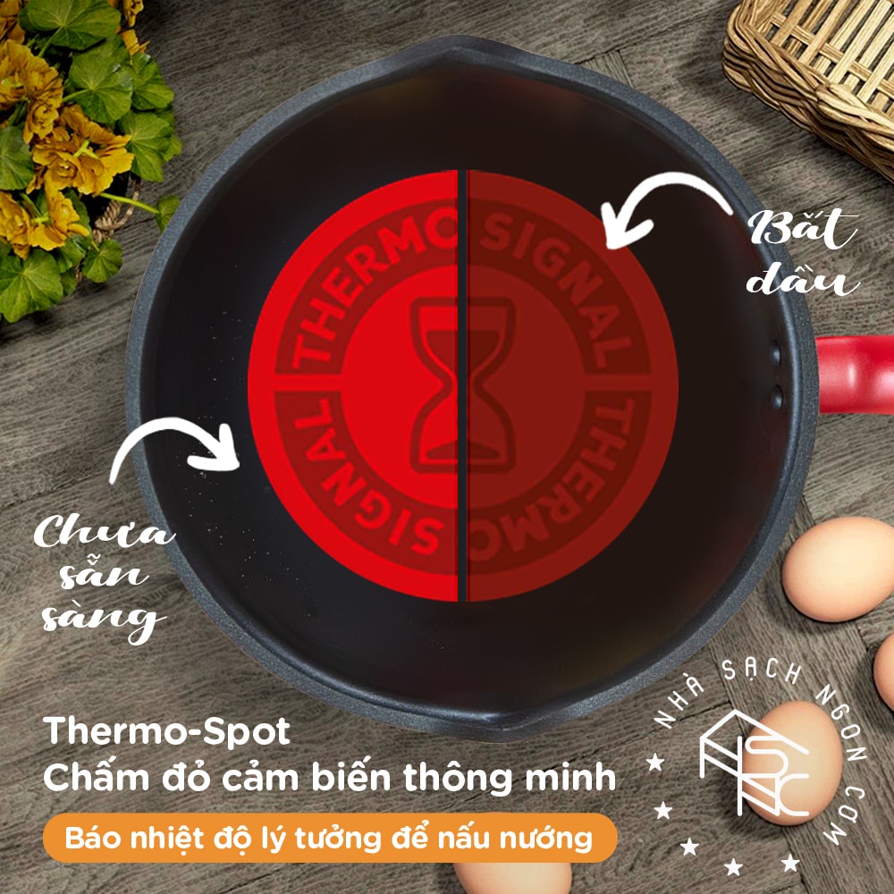 Chảo chống dính đáy từ lòng sâu cao cấp 24cm Tefal So Chef