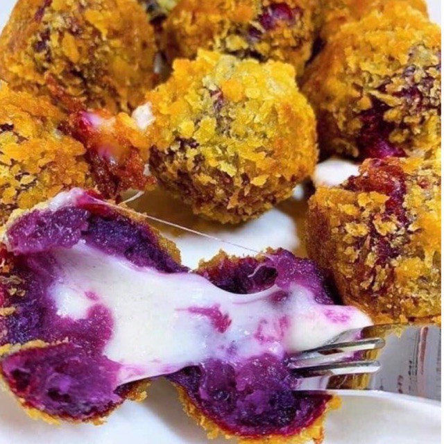 Khoai lang bọc phomai thơm ngon h12v 💮 DTFoods