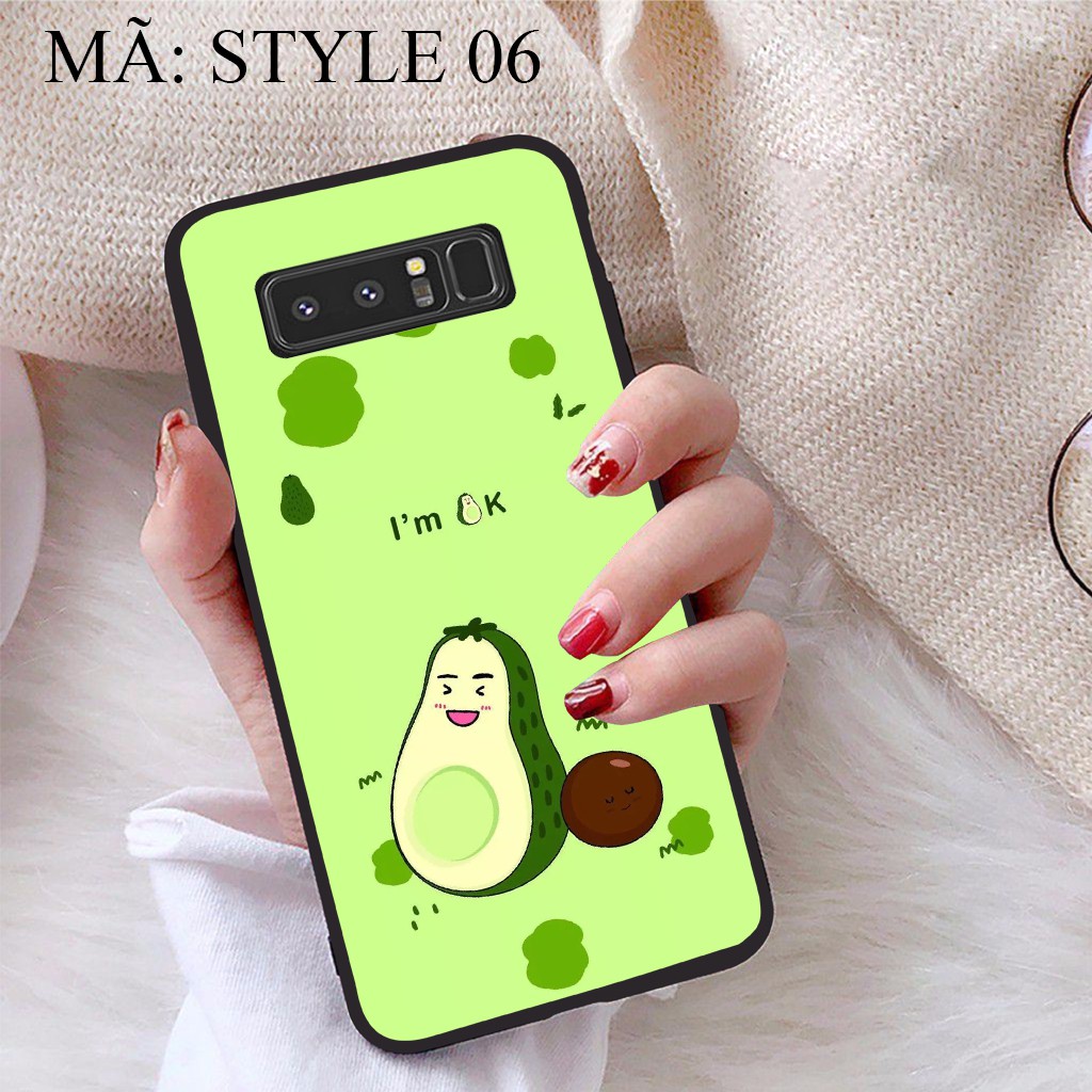 Ốp lưng Samsung Note 8 viền dẻo TPU BST Phong cách