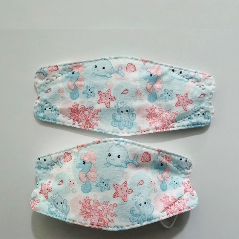 Bộ 50 Khẩu Trang Hello Kitty 4 Lớp KF94 Cho Bé Từ 0-15 Tuổi