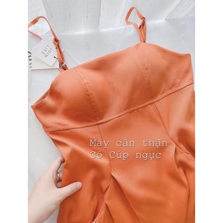 VÁY CAM LI TÚI CÚP NGỰC