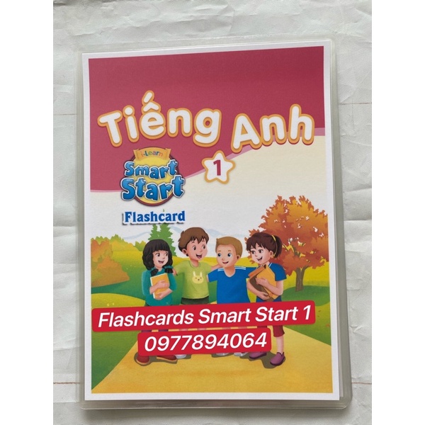 Flashcard  Tiếng Anh lớp 1 -Smart Start 1  mới nhất bộ giáo dục-ép plastics bền đẹp💯Giáo cụ đồ dùng dạy học Tiếng Anh✏️