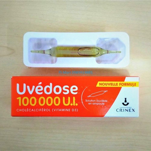 Vitamin D3 Uvedose 100.000 U.I - Trẻ từ 18th