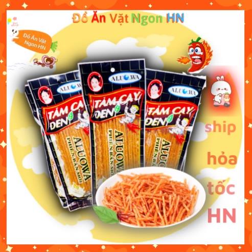 [ICLN9 giảm 5K cho đơn hàng 50k] Tăm Cay Đen Aluowa Đồ Ăn Vặt Cay Cổng Trường Hót Của Các Bạn Nhỏ