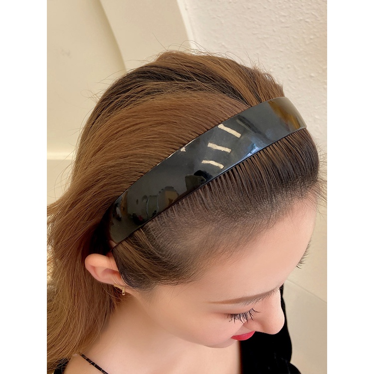 Băng Đô Thể Thao Màu Đen Phong Cách Hàn Quốc Đơn Giản Thời Trang Cho Nam Nữ