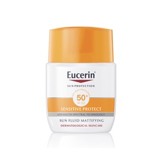 Eucerin Sun Fluid Mattifying SPF 50+ – Kem Chống Nắng Cho Da Nhạy Cảm, Mụn – 50ml