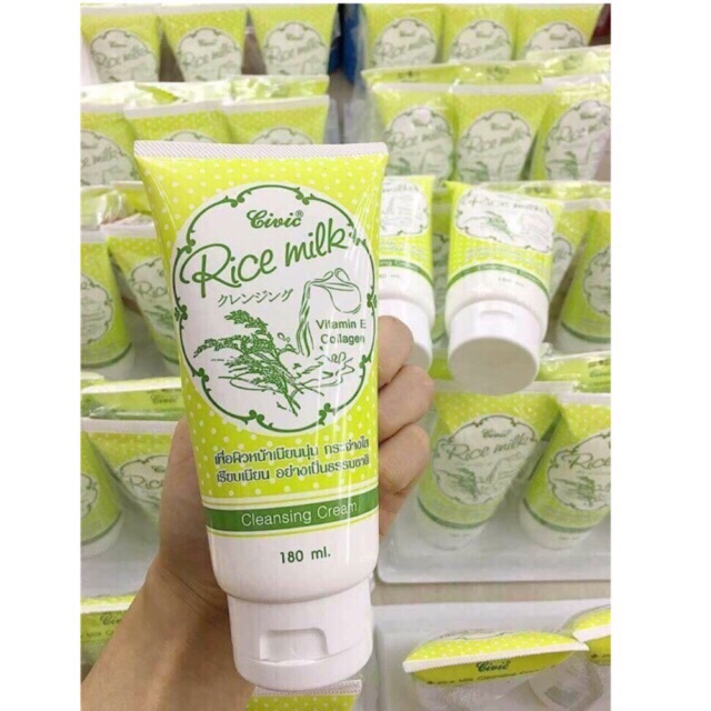🍃🍃Sữa rửa mặt gạo Civic Rice milk Thái Lan