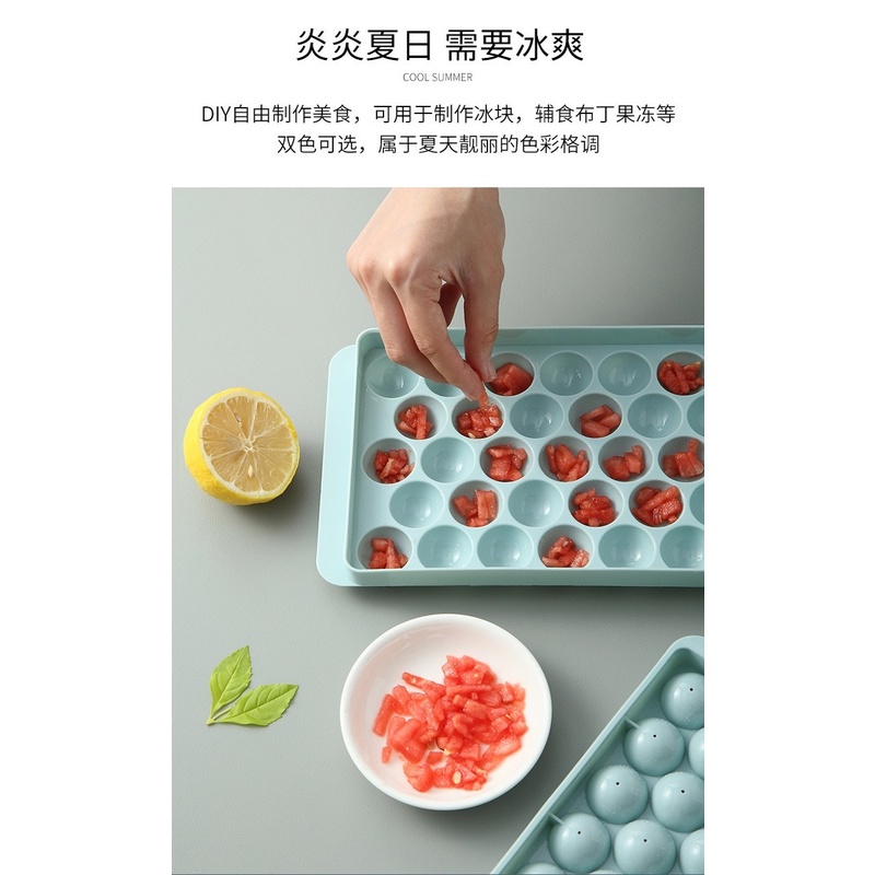 Khay làm đá lạnh viên sáng tạo thiết kế thủ công tiện dụng
