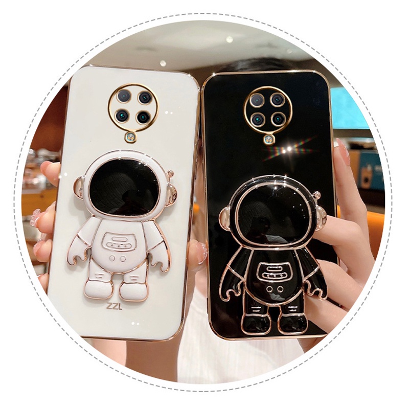 Astronaut Holder Stand Phone Case Xiaomi Mi 10T 10T Pro Poco X3 X3 Pro Poco X3 GT Poco M3 Pro 5G Poco M4 Pro 5G Redmi K30 K50 K50 Pro Redmi 9T Poco M3 Soft Cover