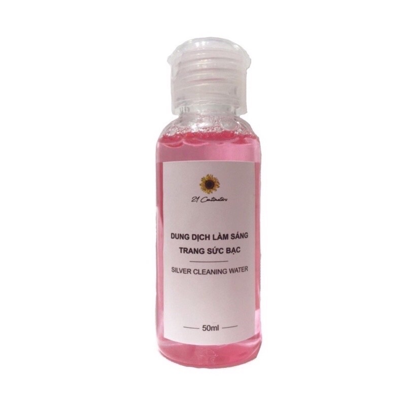 Nước rửa bạc KWJ giúp sản phẩ sáng bóng.