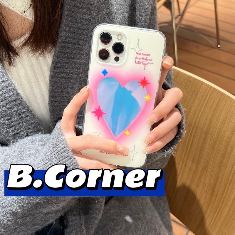 Ốp Điện Thoại Có Gương Hình Trái Tim - CAS2245