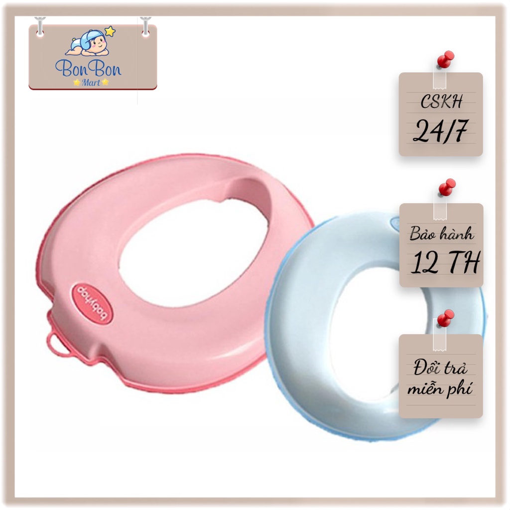 Nắp lót ngồi bồn cầu babyhop có mút chống trượt phân phối chính hãng Bonbon Mart
