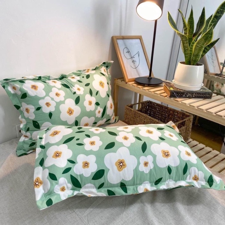 1 chiếc Vỏ Gối cotton poly size 50x70