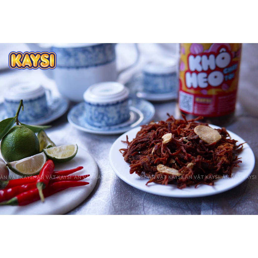 Khô heo cháy tỏi 300g Kaysi đồ ăn vặt Hà Nội | BigBuy360 - bigbuy360.vn