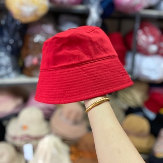 NÓN BUCKET TAI BÈO VÀNH CỤP NHIỀU MÀU THỜI TRANG