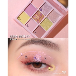 Bảng mắt Huda Rose 9 ô Obsessions
