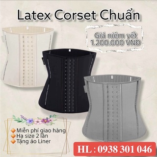 Đai Nịt Bụng Latex Corset Chuẩn Châu Âu