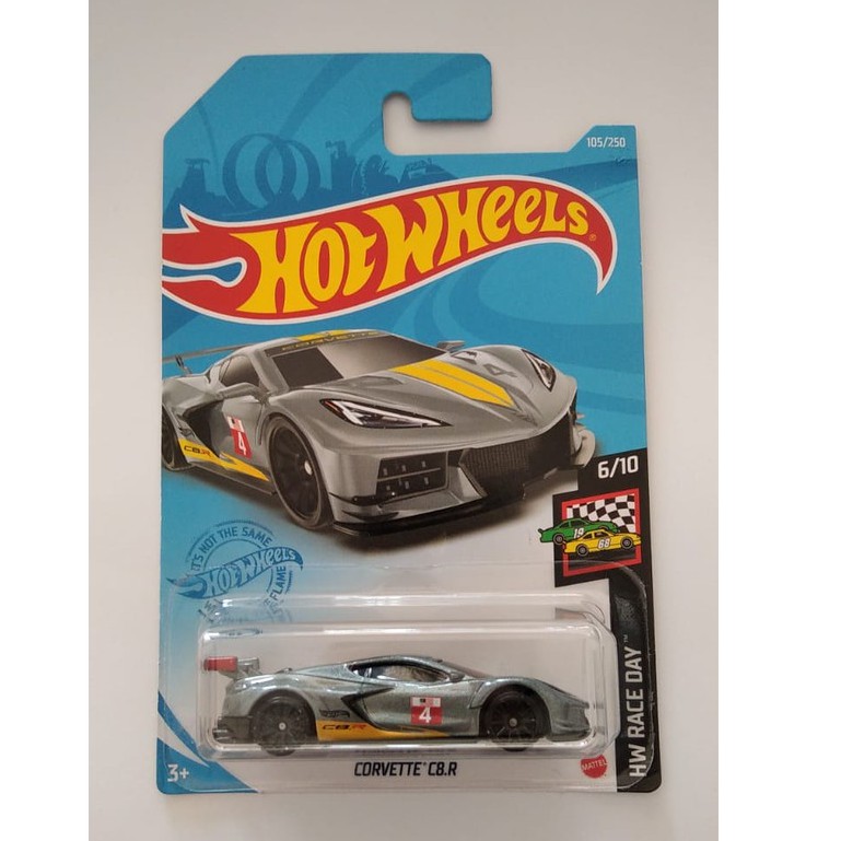 HOT WHEELS Mô Hình Xe Đồ Chơi CORVETTE C8Mô Hình Đồ Chơi Xe Hơi Hotwheels Lot K 2021 C8R Màu Bạc / Vàng Cho Bé