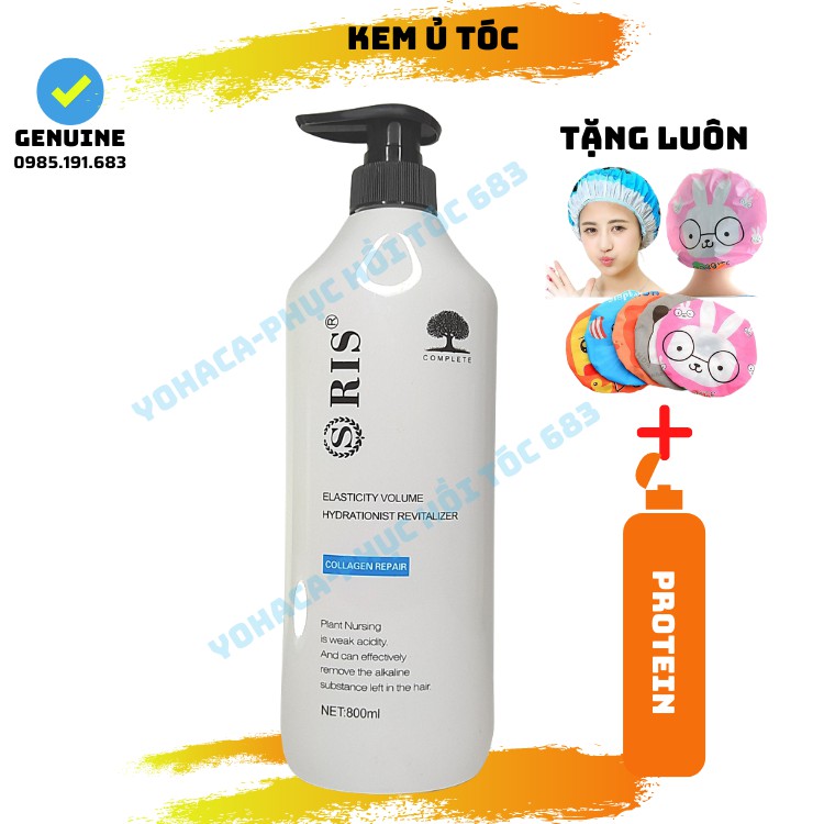 [Tặng Mũ]Kem Ủ TÓC Hấp Hoàn Hình Oris Phục Hồi 800ml Mẫu Mới