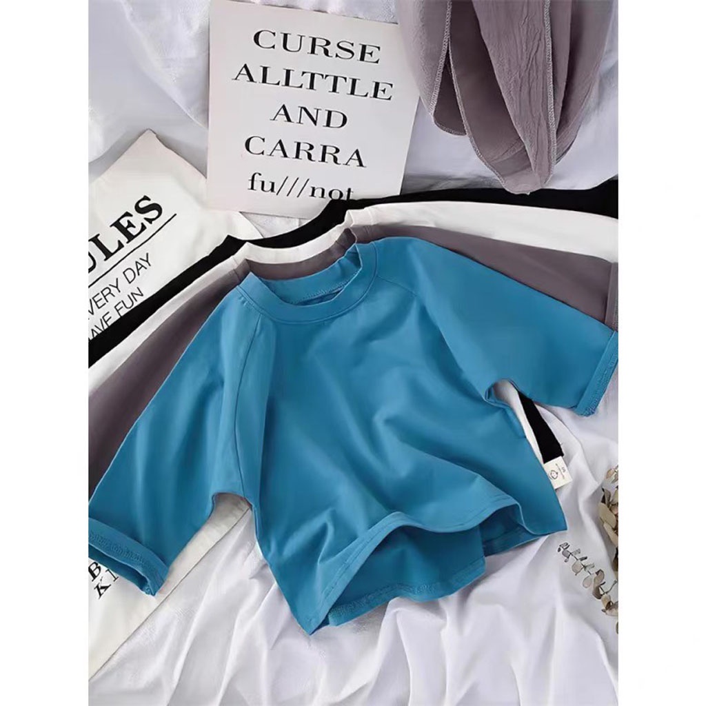 Áo Dài Tay 4 Màu Cho Bé, Áo Thu Đông Chất Cotton Co Giãn Mềm Mại Cho Bé Trai, Bé Gái - LILA KIDS