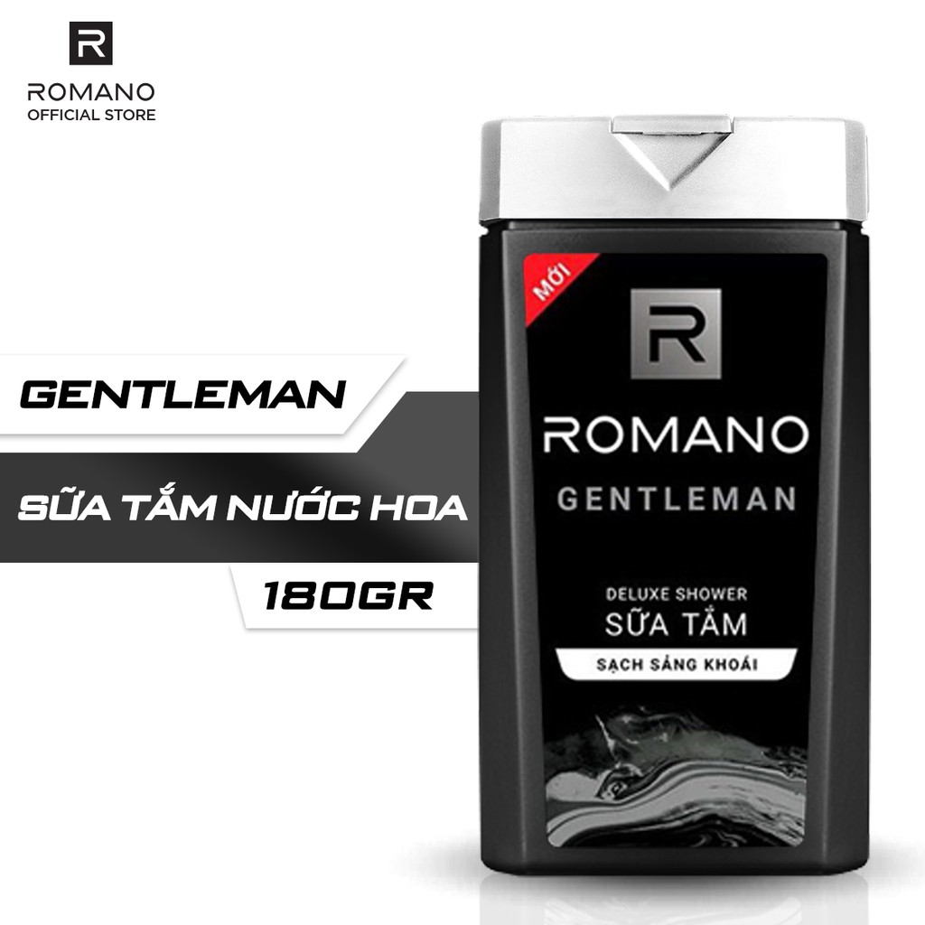 Sữa tắm Romano hương nước hoa 180g