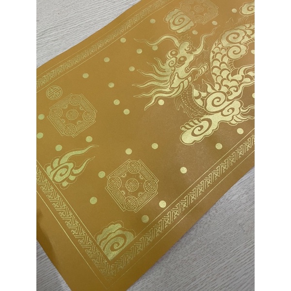 Giấy viết sớ/ sắc phong Gia Long nhũ