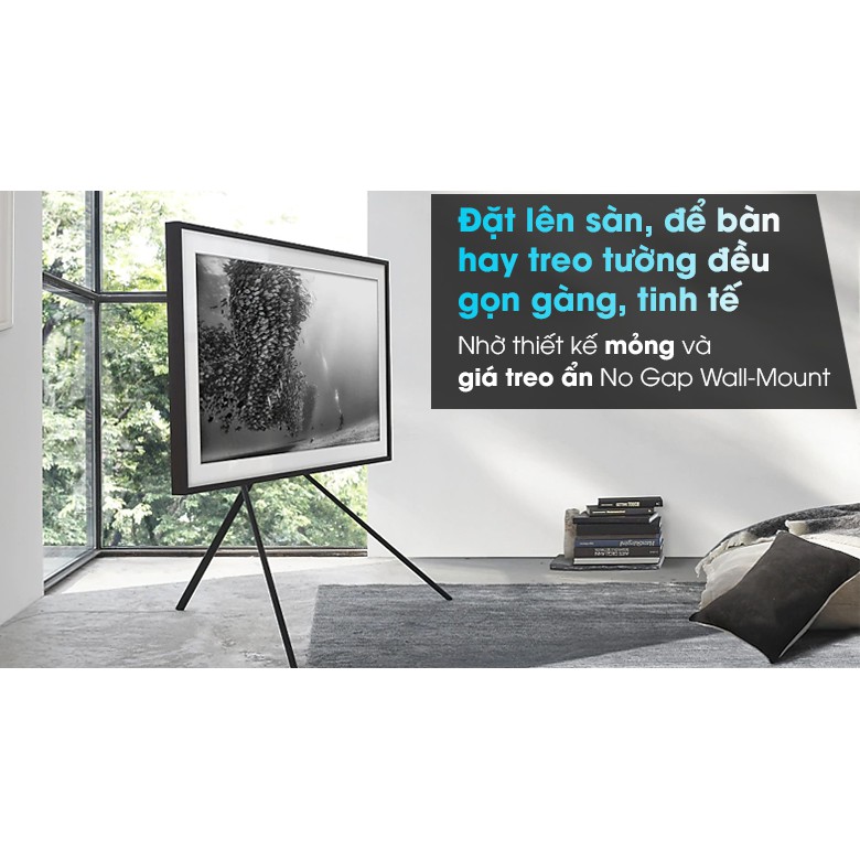 Smart Tivi Khung Tranh The Frame QLED Samsung 4K 65 inch QA65LS03T (Miễn phí giao tại HCM-ngoài tỉnh liên hệ shop)