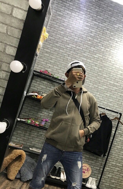 [Mặc là Ngầu] Áo khoác Hoodi nỉ ngoại nam tính (từ 45 đến 62 kí) | BigBuy360 - bigbuy360.vn