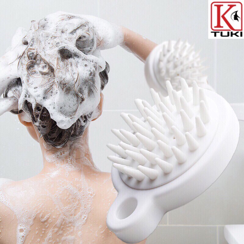 Lược gội đầu, massage da đầu Silicon