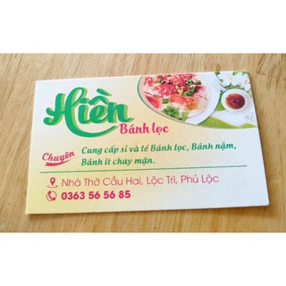 500 tờ danh thiếp thiết kế theo yêu cầu
